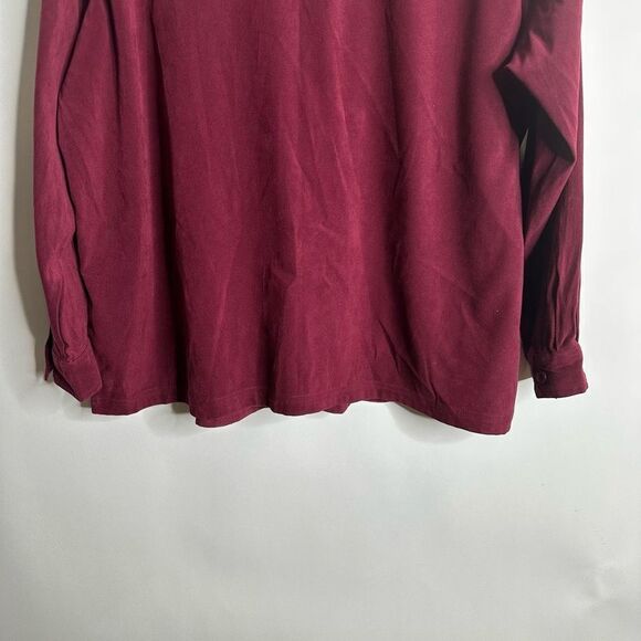 White Stag Burgundy Button Down Shirt - Picture 14 of 14